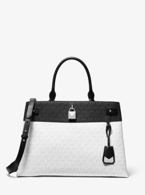 Gramercy small clearance logo satchel