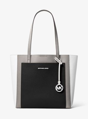 Gemma Large Tri-Color Pebbled Leather Tote | Michael Kors