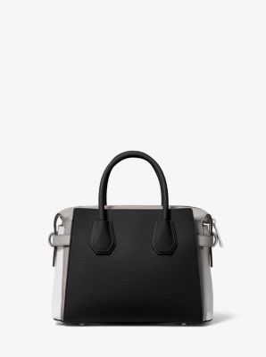 Three-Tone Mercer Belted Small Satchel Bag