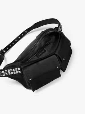 Olivia large studded 2025 satin belt bag