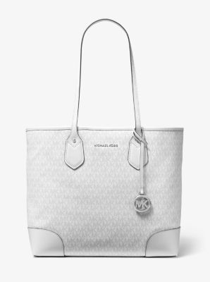 michael kors white tote bag