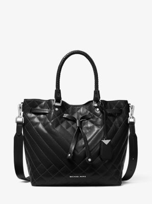 Blakely Medium Quilted Leather Bucket Bag Michael Kors