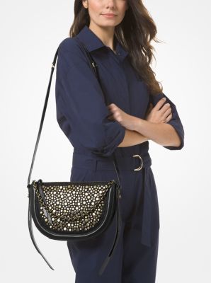 Jagger large pebbled leather messenger online bag