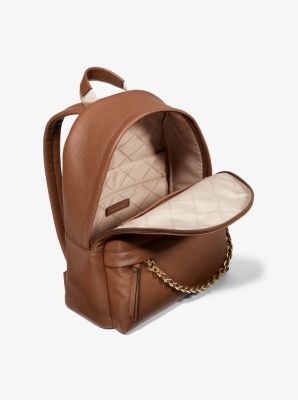 Slater Medium Pebbled Leather Backpack image number 1