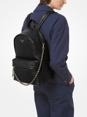 Slater Medium Pebbled Leather Backpack