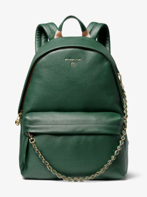 Slater Large Pebbled Leather Backpack 