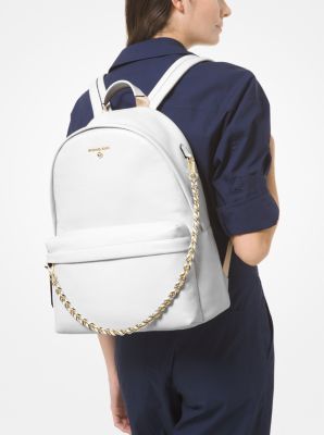 Slater Large Pebbled Leather Backpack image number 2