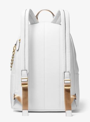 Slater Large Pebbled Leather Backpack image number 3