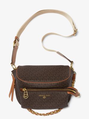 michael kors logo sling bag