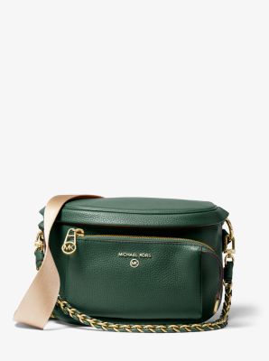 slater medium pebbled leather sling pack