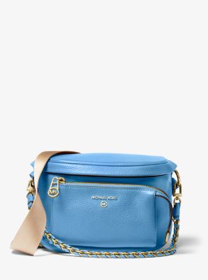 michael kors blue sling bag