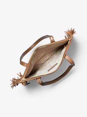 michael kors woven bag