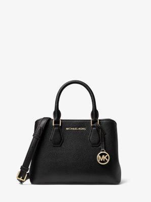 Camille Small Pebbled Leather Satchel 