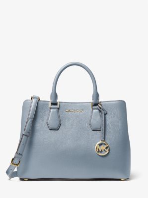 Camille Large Pebbled Leather Satchel | Michael Kors