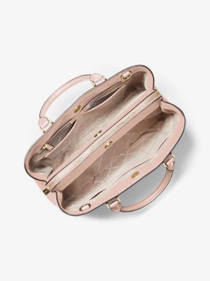 Bolso satchel Camille grande de piel granulada in ROSA CLARO | Michael Kors