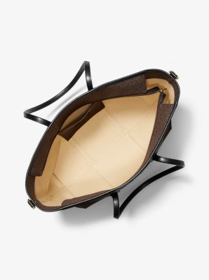 Bolso tote Beck grande con logotipo in MARR&Oacute;N/NEGRO | Michael Kors
