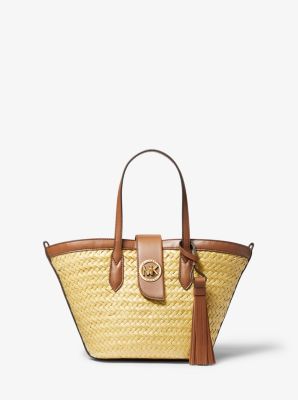 small straw bag