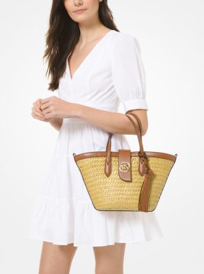 Malibu Small Straw Tote Bag Michael Kors Canada