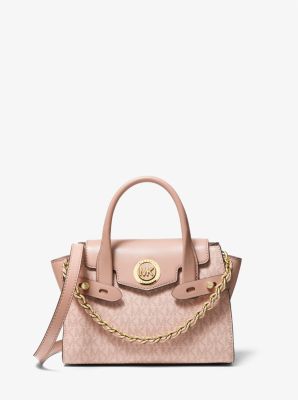 Carmen Extra-small Logo And Leather Belted Satchel | Michael Kors