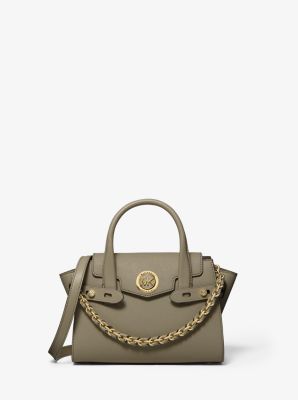 Carmen Extra-Small Saffiano Leather Belted Satchel | Michael Kors