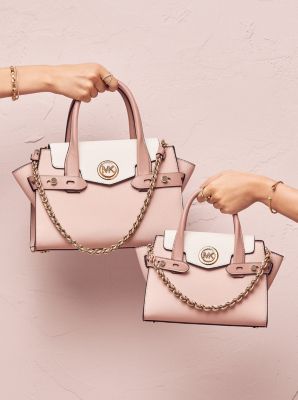 michael kors saffiano mini satchel