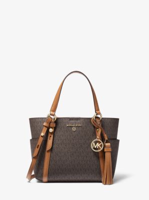 mk logo tote bag