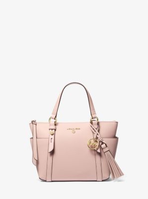 sullivan large saffiano leather top zip tote bag