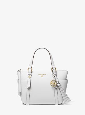 Sullivan Small Saffiano Leather Top-Zip Tote Bag | Michael Kors