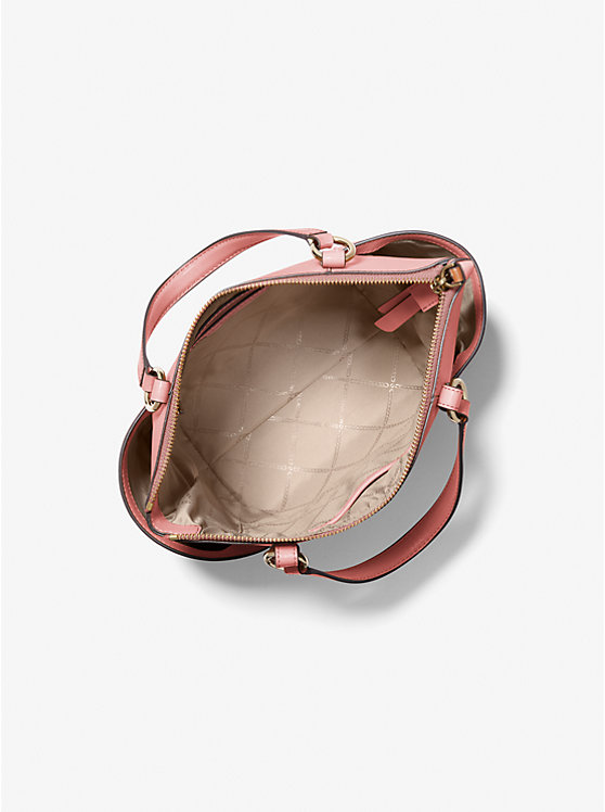 Sullivan Small Saffiano Leather Top-Zip Tote Bag | Michael Kors