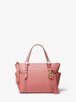 Voyager Small Saffiano Leather Tote Bag – Dona's Outlet
