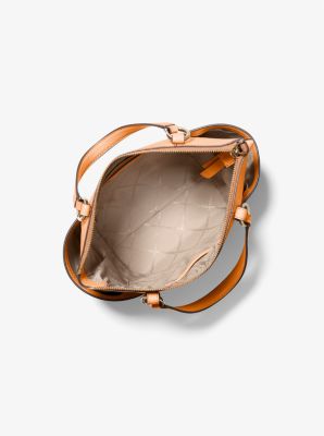 Borsa tote Sullivan piccola in pelle Saffiano con zip superiore in SIDRO | Michael Kors