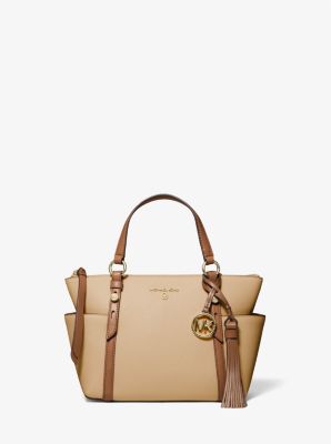 Buy Michael Kors Sullivan Large Top-Zip Tote Bag, Brown Color Women