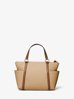 Charlotte Medium 2-in-1 Saffiano Leather and Logo Tote Bag