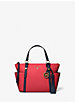 Sullivan Small Two-Tone Saffiano Leather Top-Zip Tote Bag image number 0