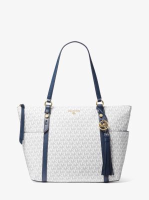 michael kors top zip tote