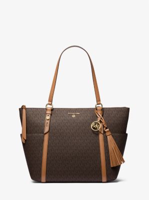 Michael Kors Sullivan Large Brown Signature Tote