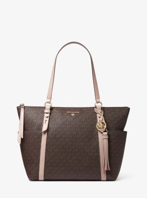 Sullivan Large Logo Top-Zip Tote Bag