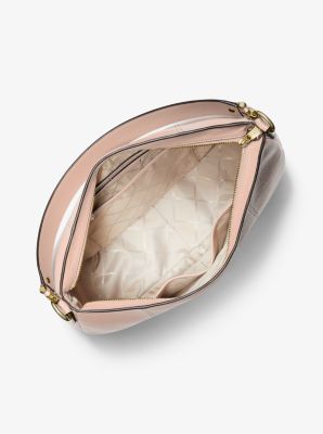 michael michael kors brooke pebble leather satchel