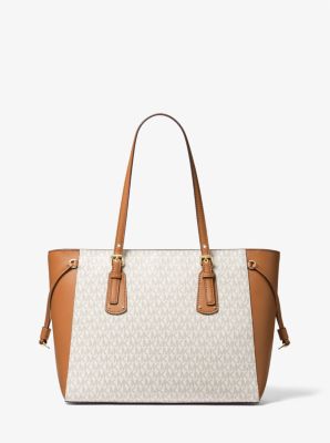 voyager medium logo tote michael kors