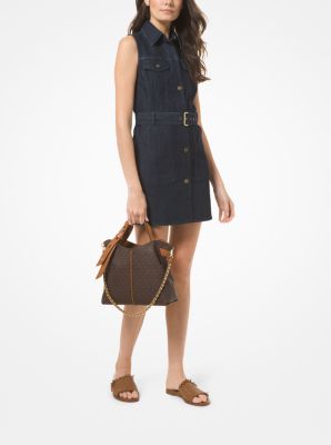 Downtown Astor Small Logo Shoulder Bag Michael Kors