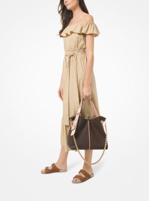 Grand sac à épaule Downtown Astor à logo