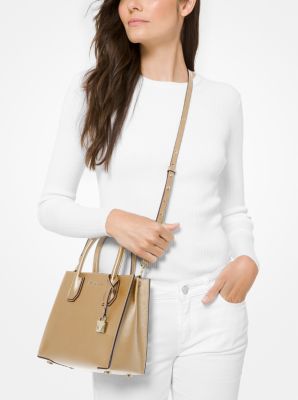 Michael Kors Mercer Medium Saffiano Leather Crossbody Bag