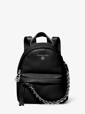 michael kors black mini backpack