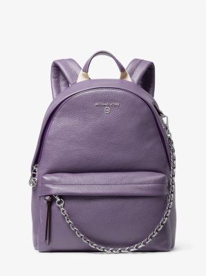 Løb sovende Føderale Slater Medium Pebbled Leather Backpack | Michael Kors