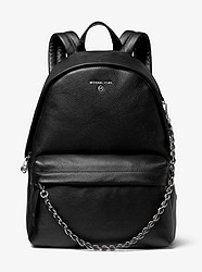 Slater Large Pebbled Leather Backpack - BLACK - 30T0S04B7L