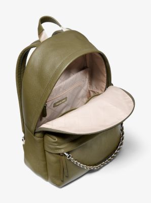 Slater Large Pebbled Leather Backpack image number 1