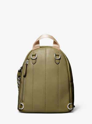 Slater Large Pebbled Leather Backpack image number 4