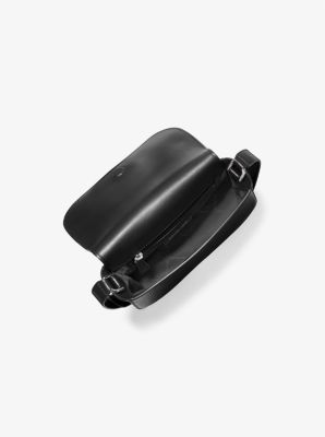 Samira Small Pebbled Leather Messenger Bag