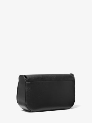 Samira Small Pebbled Leather Messenger Bag