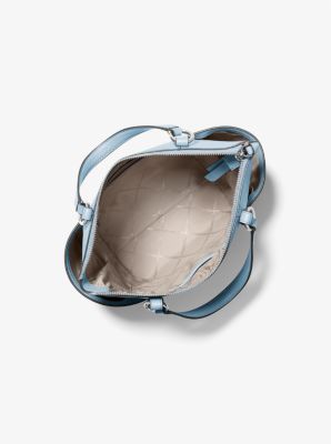 Bolso tote Sullivan peque&ntilde;o de piel saffiano con cremallera superior in CHAMBRAY | Michael Kors